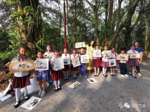 【活动回顾】“水墨兰花，雅幽色香” 大望学生用笔墨邀您共赏兰花